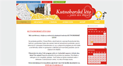 Desktop Screenshot of kutnohorskeleto.cz